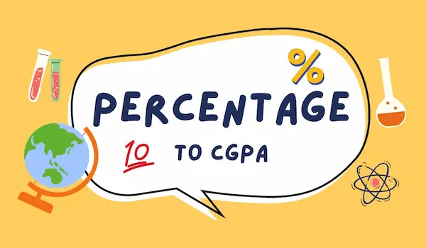 Percentage To CGPA Tool