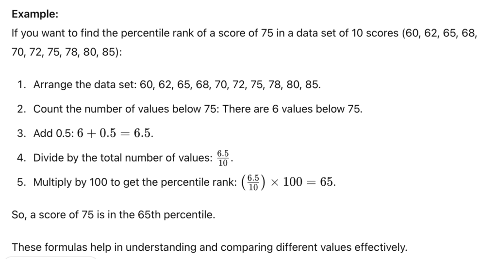 How to Calculate Percentile with example