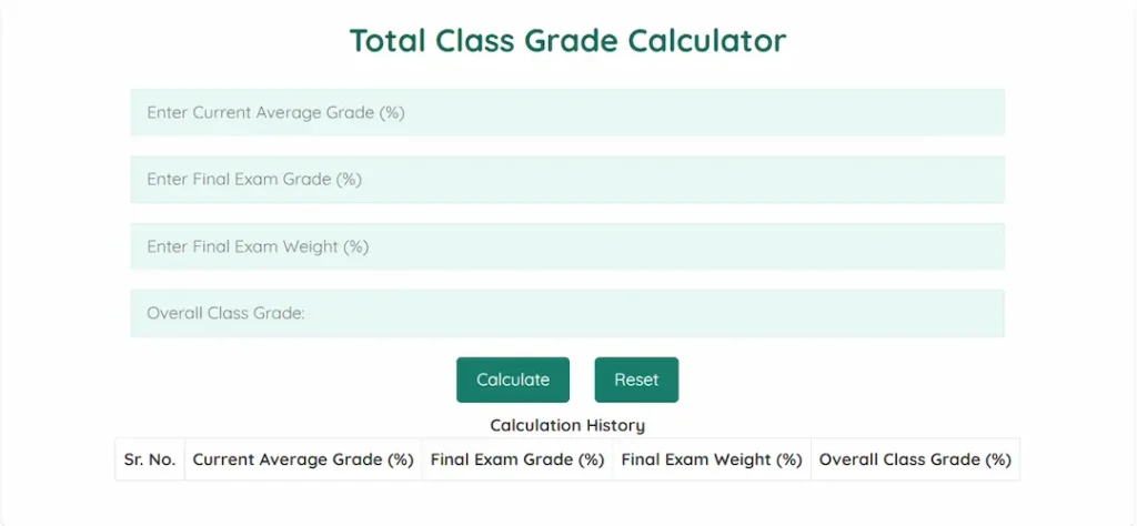 Tool 2: Class Grade Adder